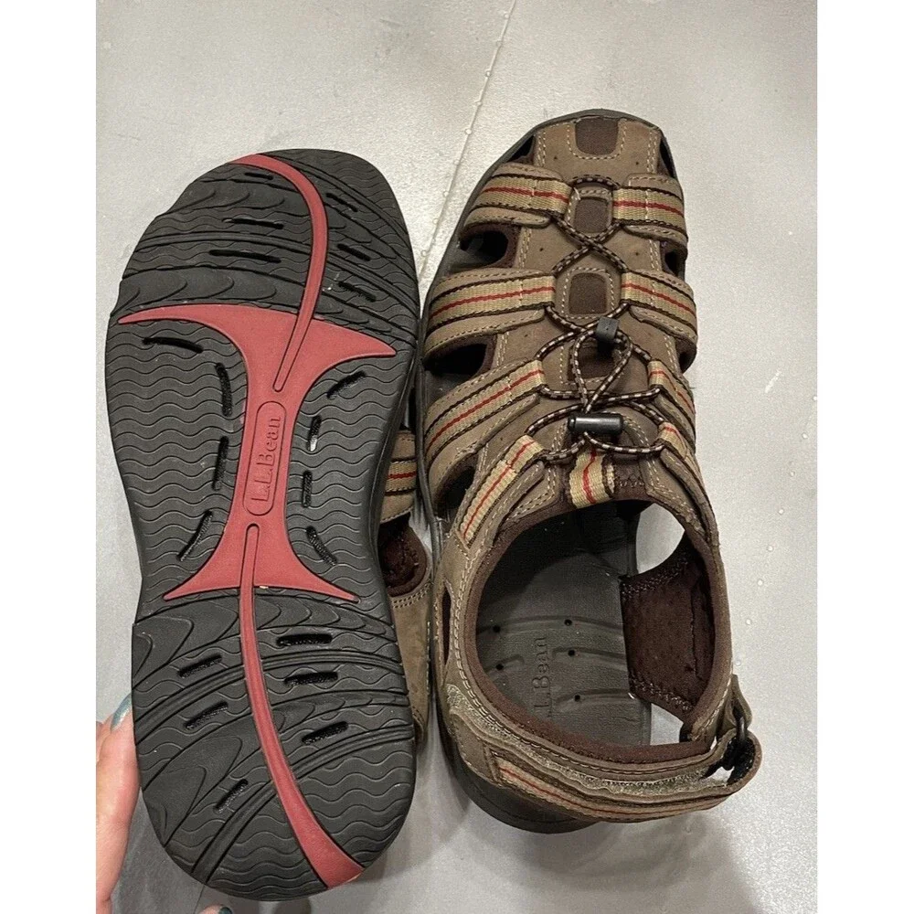L.L.Bean Explorer Sport Sandals Mens 11 Outdoor Hiking Fishing Water Shoes